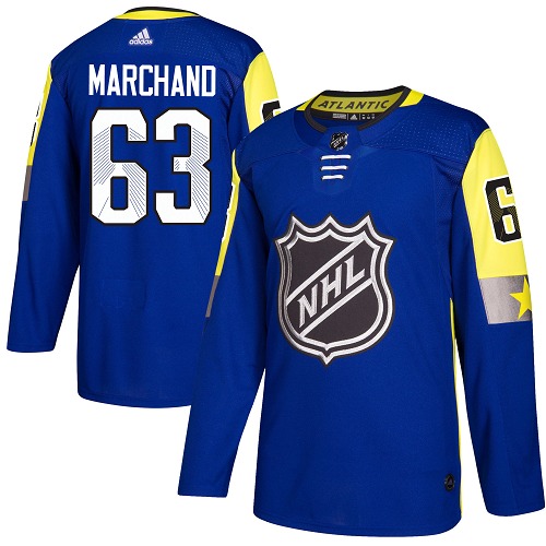 Adidas Men Boston Bruins #63 Brad Marchand Royal 2018 All-Star NHL Jersey
